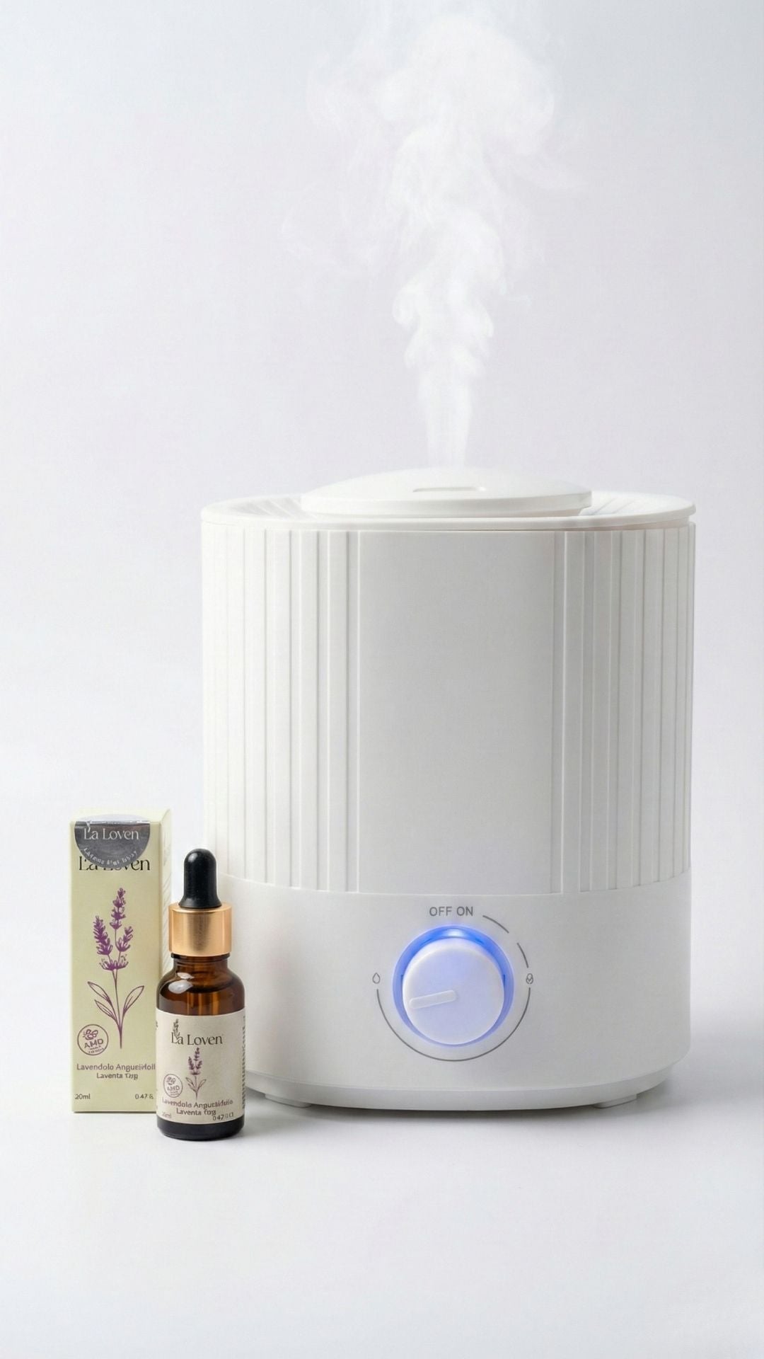 La Loven Aromaterapi Seti: Ayarlı Difüzör & Saf Lavanta Yağı