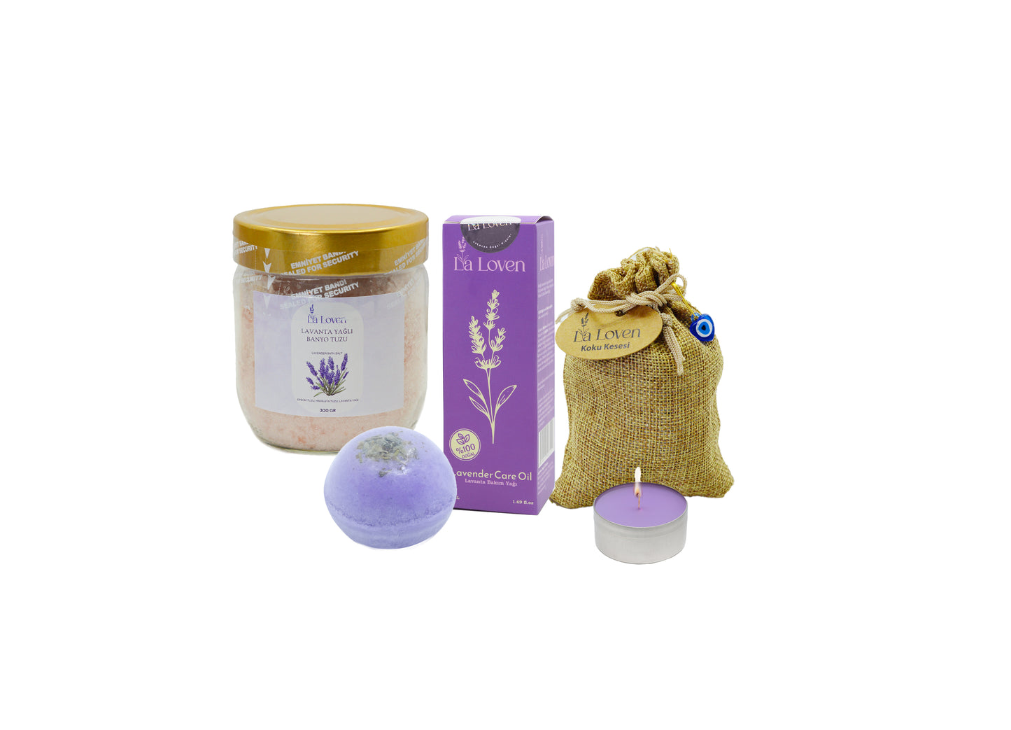 Lavanta Rüyası Seti - Doğal Rahatlama ve Huzur Deneyimi - 300GR.