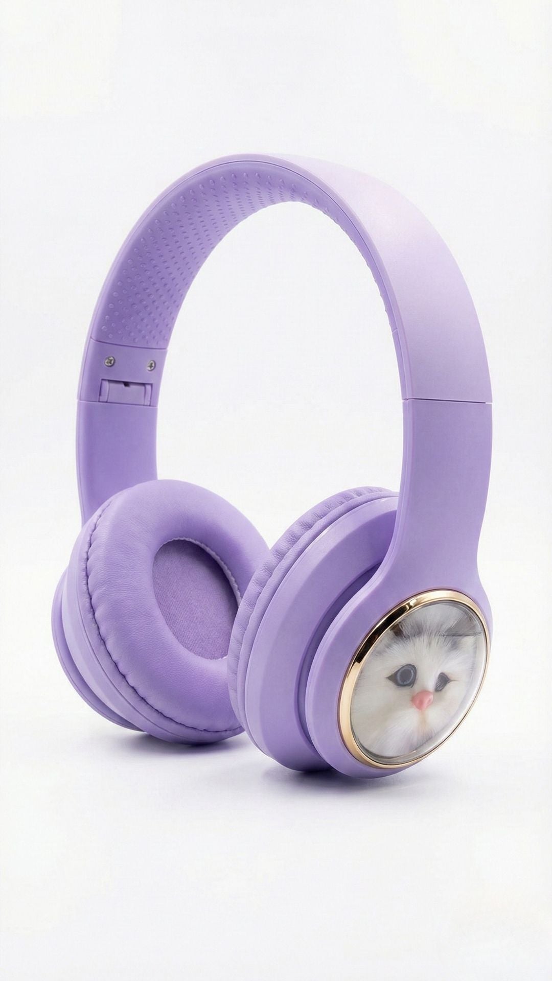 Laloven Purple Cat: Işıklı Kedi Kulaklı Mor Bluetooth Kulaklık
