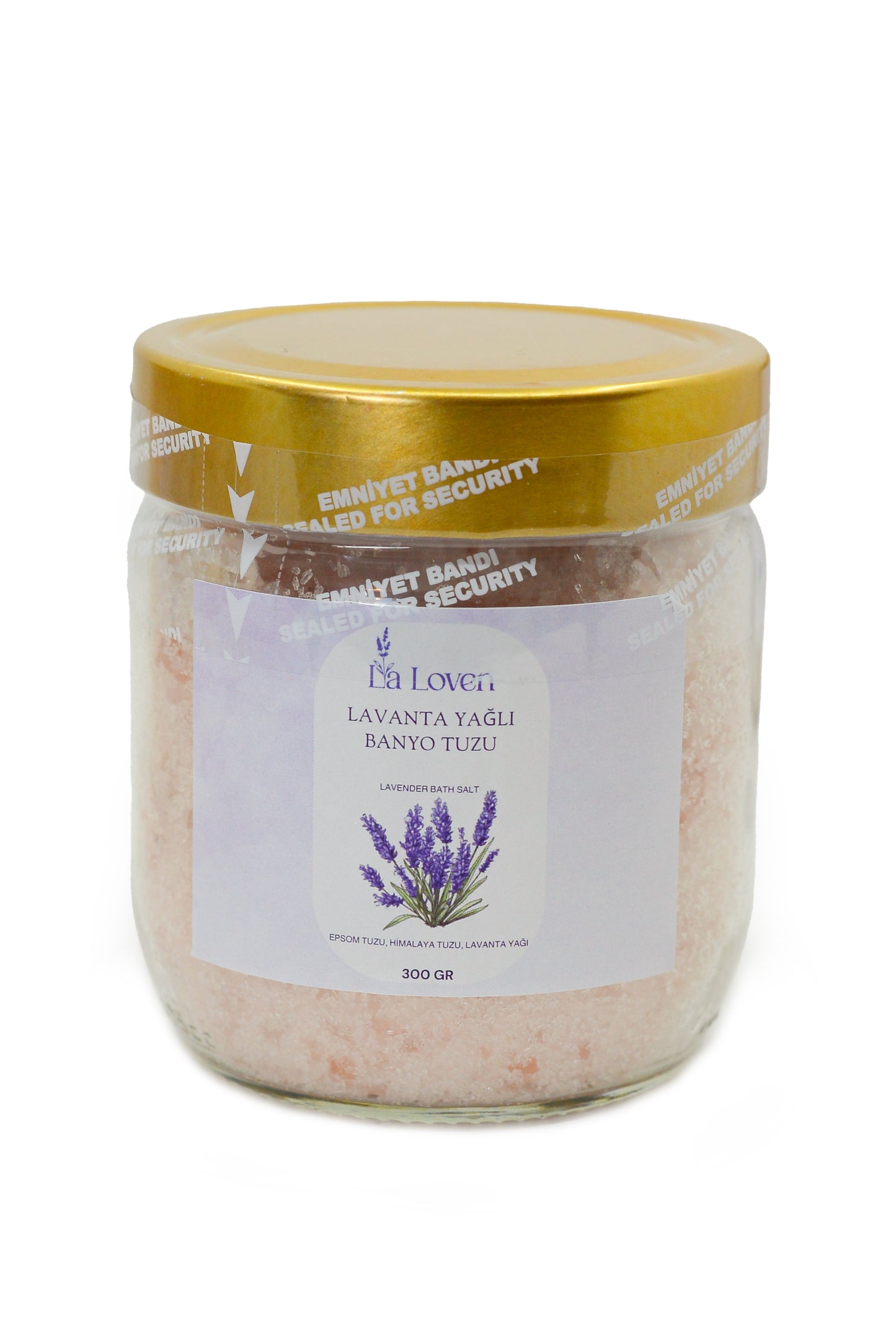 Lavanta Yağlı Banyo Tuzu - 300 gr - Stres ve Yorgunluğa Karşı Lavanta Gücü