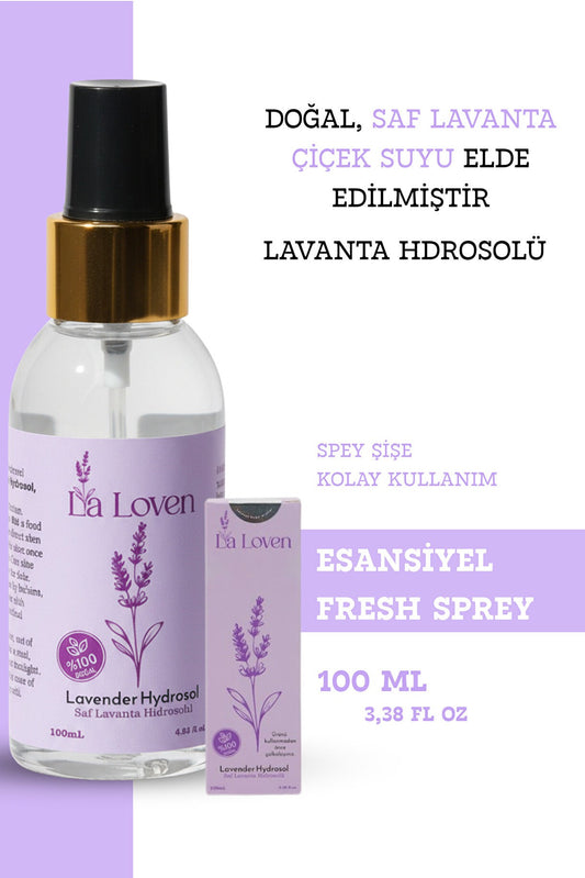 Lavanta Hidrosolü %100 Doğal ve Saf | 100 ml