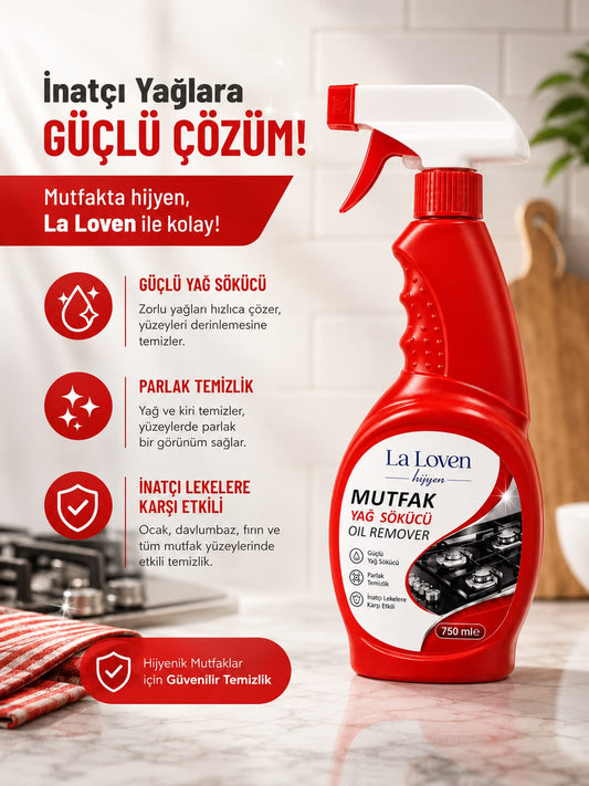 Mutfak Yağ Sökücü 750 ML – Güçlü Yağ Temizliği