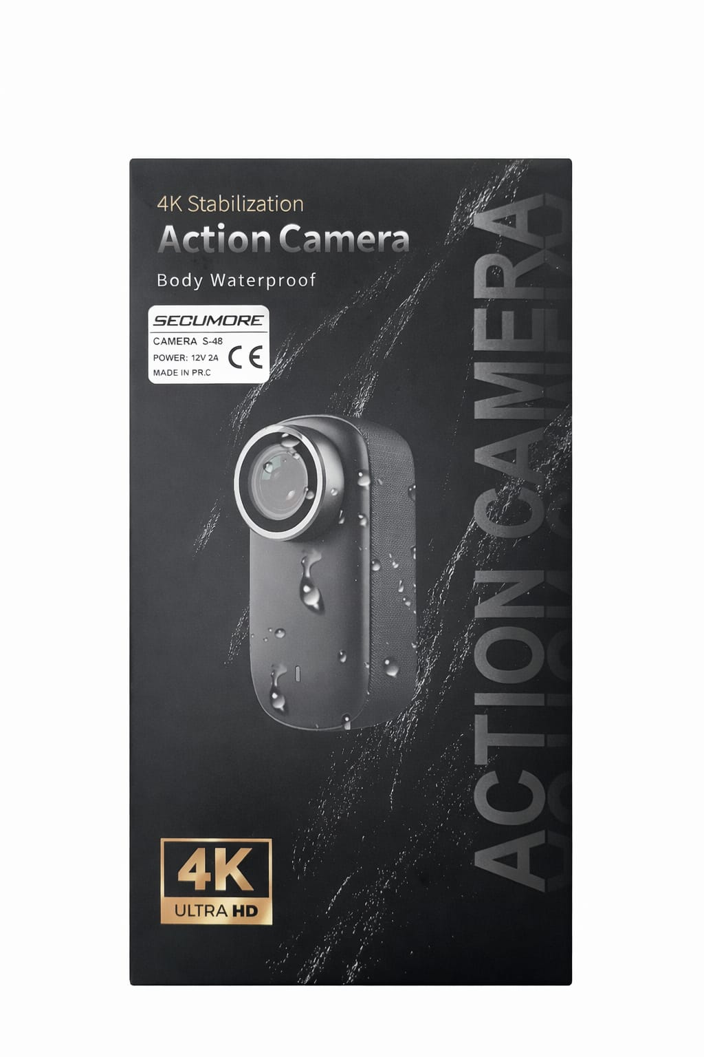 Secumore S-48 4K Stabilized Action Kamera