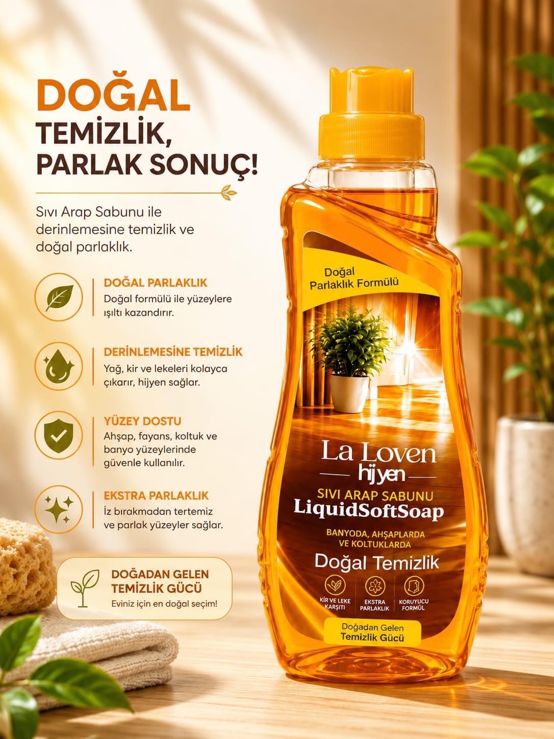 Sıvı Arap Sabunu – Doğal ve Güçlü Temizlik