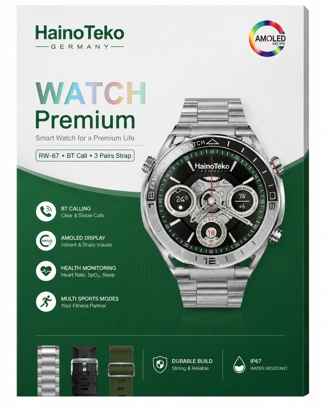 HainoTeko RW-67 Premium Akıllı Saat