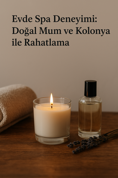 Evde Spa Deneyimi: Doğal Mum ve Kolonya ile Rahatlama