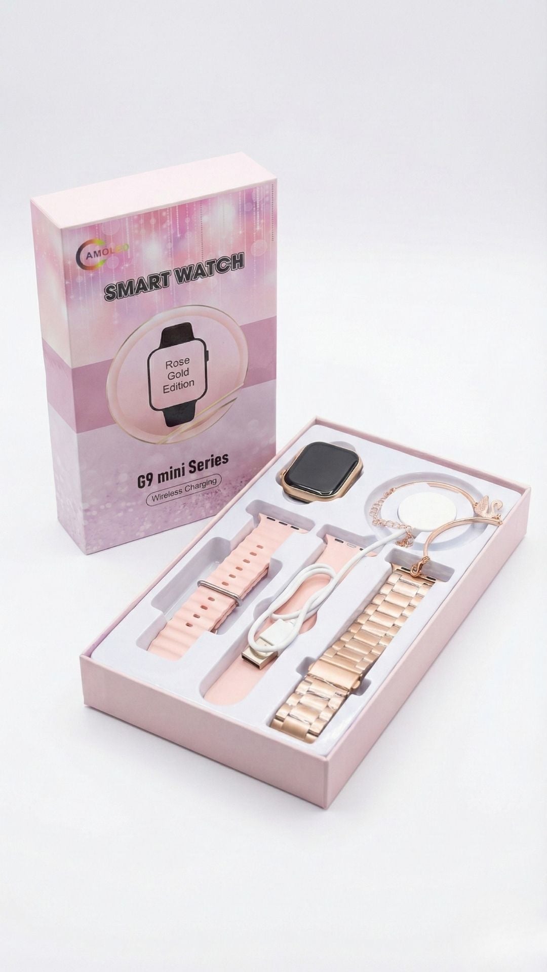 G9 Mini Series: Rose Gold Tasarım Zarif Kadın Akıllı Saat
