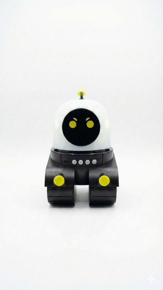 Laloven Cyber Bot: Siyah İnteraktif Akıllı Robot (Işıklı ve Sesli)