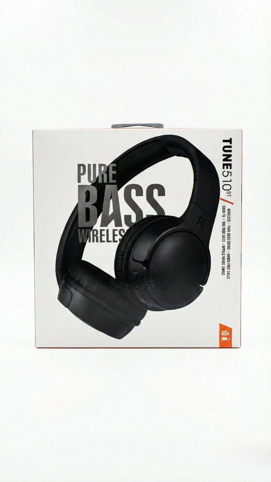 Laloven Tune 510BT: Ekstra Bass Özellikli Siyah Kablosuz Kulaklık