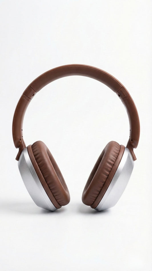 Laloven Urban Style: Gri & Kahve Detaylı Premium Bluetooth Kulaklık