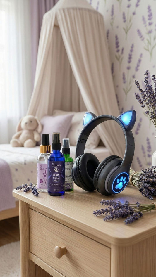 Kedi Patili Bluetooth Kulaklık Seti – Siyah