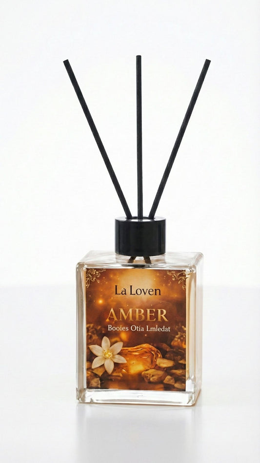 Laloven Home: Amber & Sandal Ağacı Dekoratif Oda Kokusu