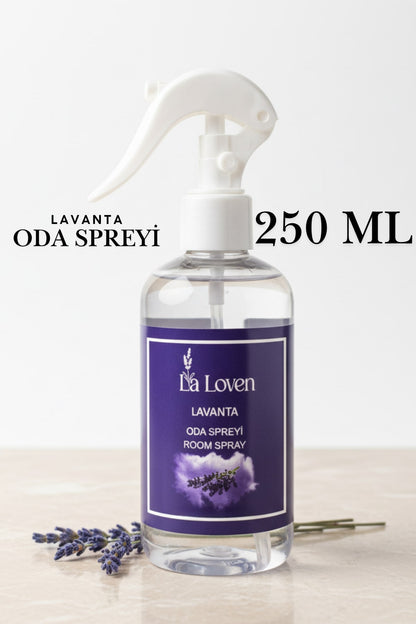 Lavanta Oda Spreyi – 250ml Şeffaf Şişe