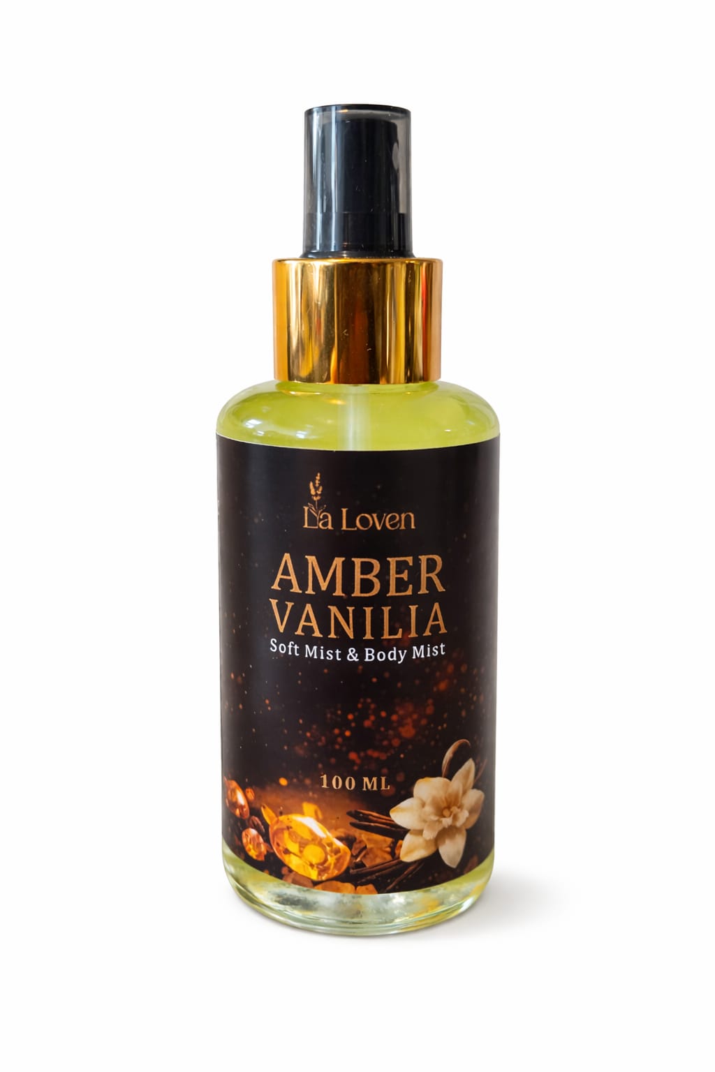 La Loven Amber Vanilia Body Mist: Sıcak Amber ve Tatlı Vanilya Rüyası