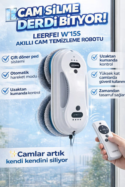 Akıllı Cam Temizleme Robotu