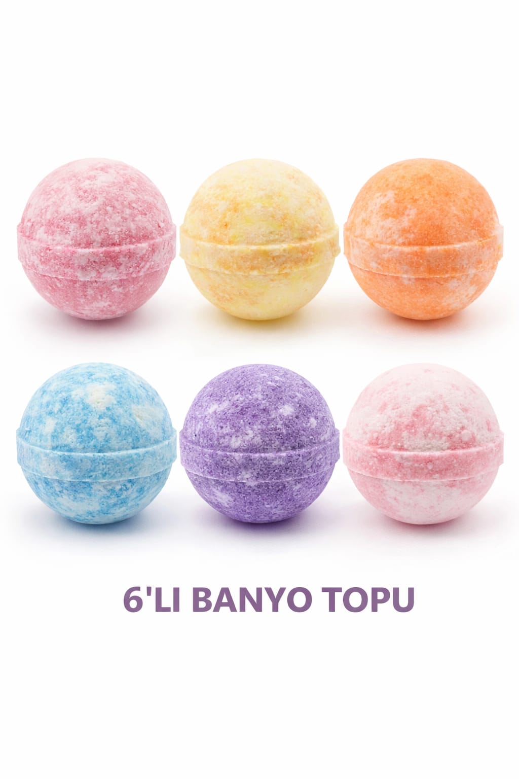 6’lı Banyo Topu Seti – Evde Spa Keyfi