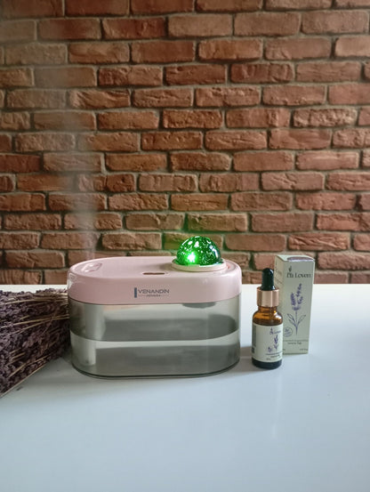 Akvaryum Difüzör & Saf Lavanta Yağı Seti (Deniz Altı Huzuru)