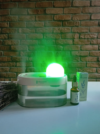 Akvaryum Difüzör & Saf Lavanta Yağı Seti (Deniz Altı Huzuru)