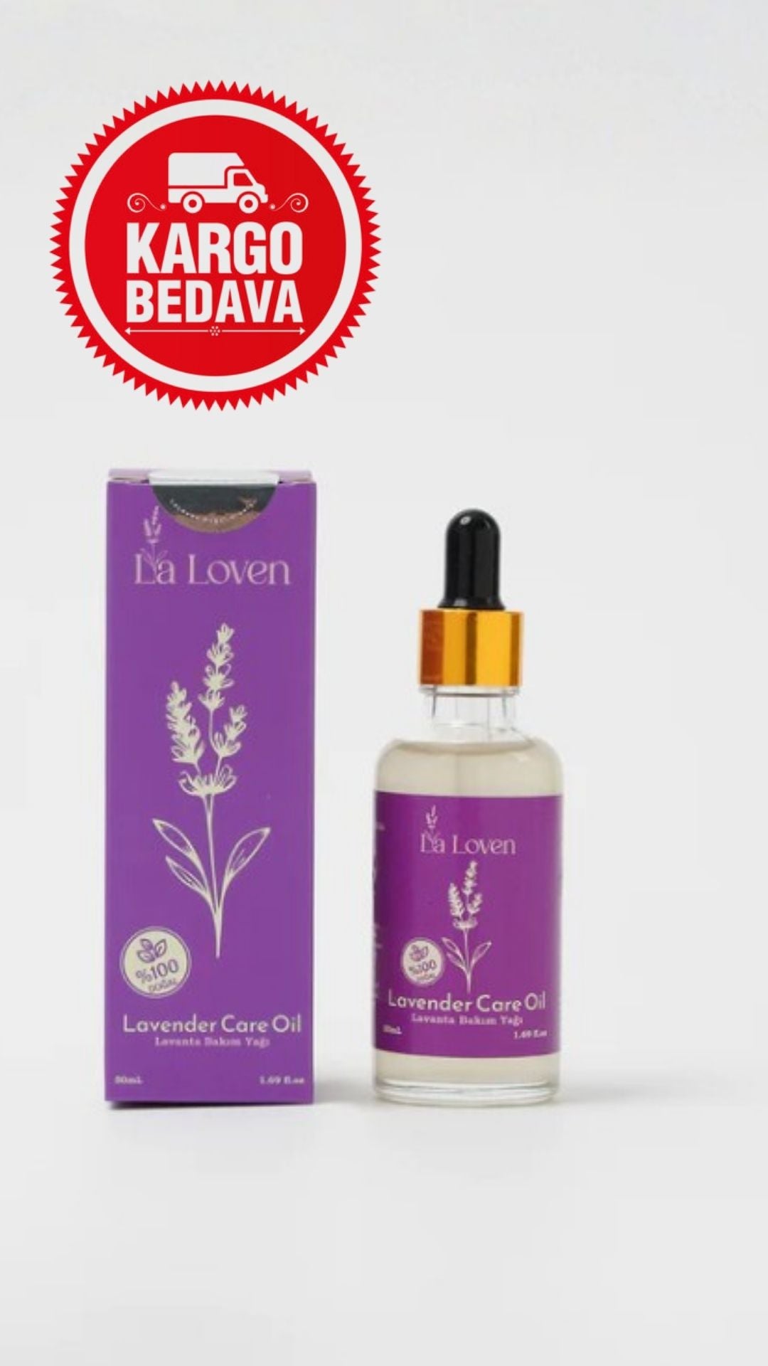 Lavanta Bakım Yağı %100 Doğal ve Saf | 50 ml