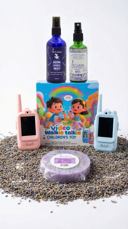 Macera ve Huzurlu Uyku Seti (Pembe & Mavi Telsiz Takımı ve Bakım Üçlüsü)