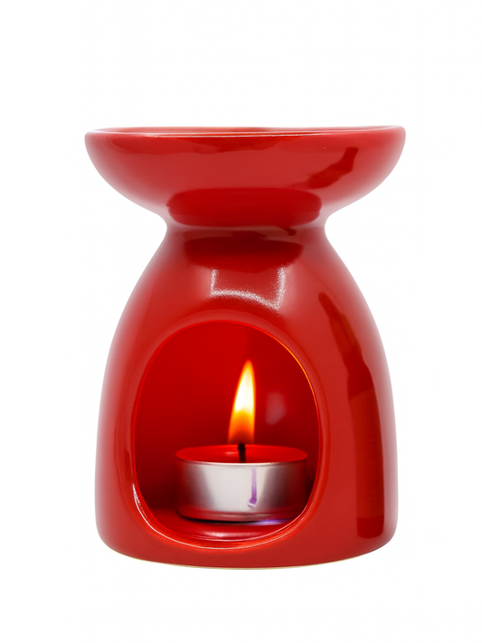 Kırmızı Lavanta Buhurdanlığı - Doğal Aroma ve Dekoratif Tasarım