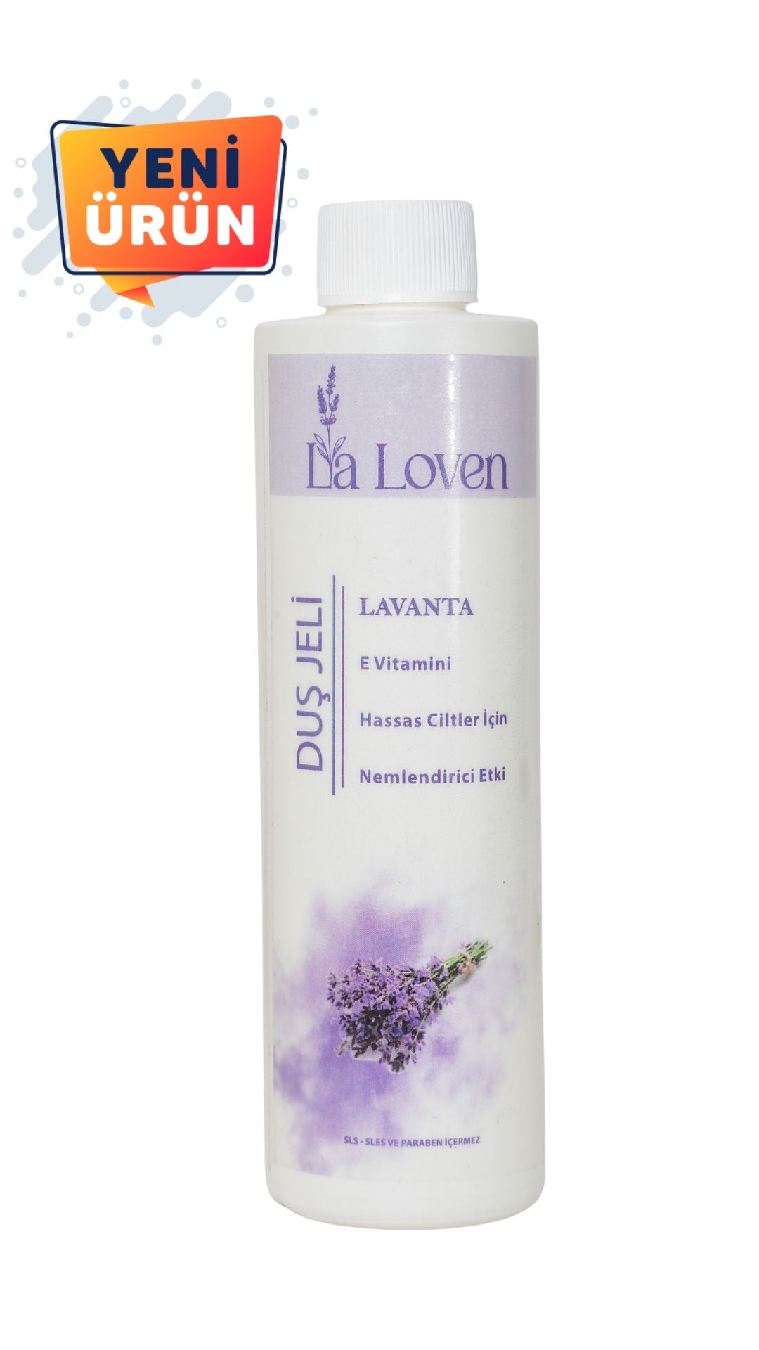 Lavanta Duş Jeli – E Vitaminli & Hassas Ciltlere Özel - 250 ml