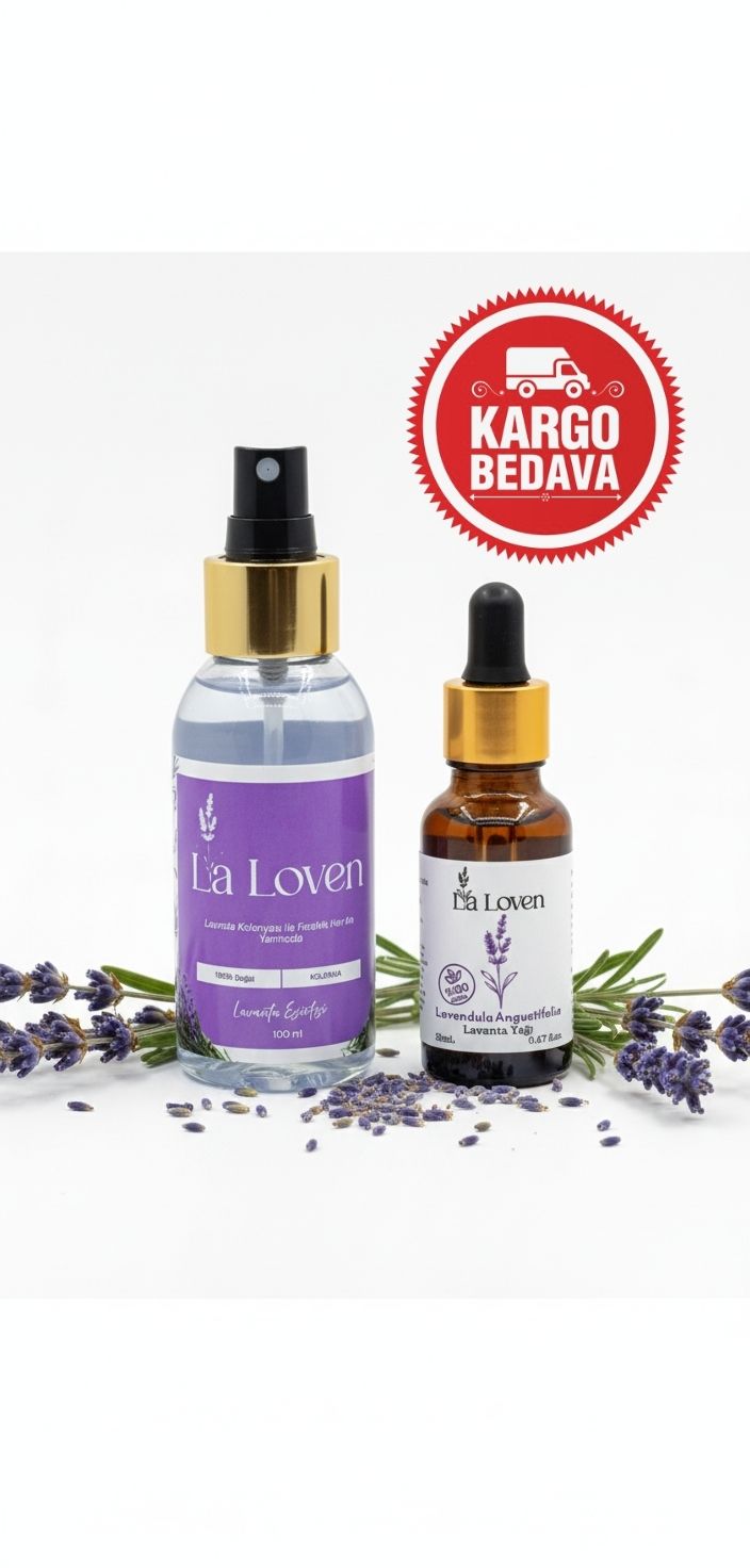 Lavanta Yağı ve Lavanta Kolonyası Seti