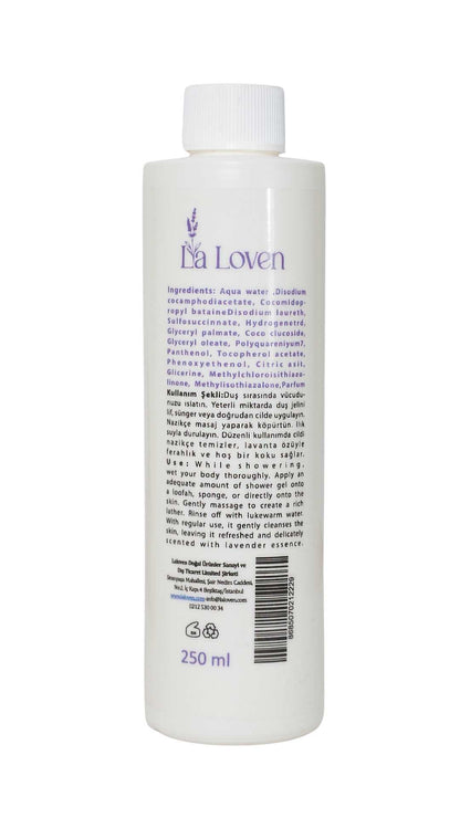 Lavanta Duş Jeli – E Vitaminli & Hassas Ciltlere Özel - 250 ml
