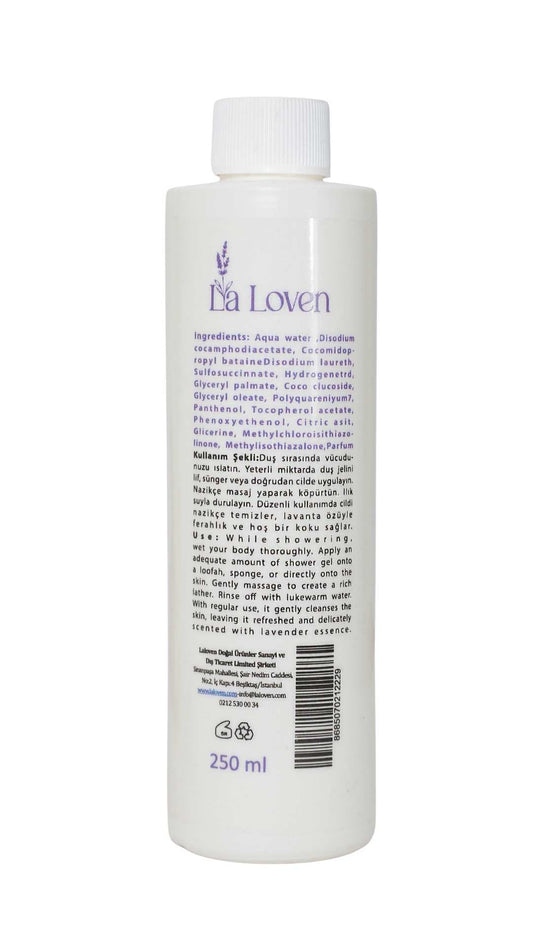 Lavanta Duş Jeli – E Vitaminli & Hassas Ciltlere Özel - 250 ml
