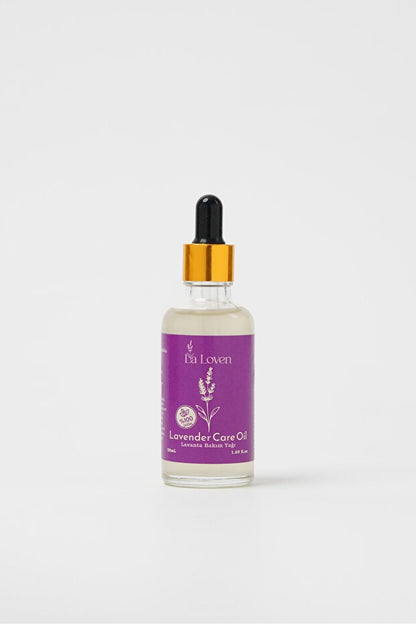 Lavanta Yağ Seti – Lavanta Yağı 20 ml, Lavanta Bakım Yağı 50 ml, Kokulu Mum