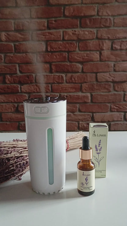Araç İçi Difüzör & Saf Lavanta Yağı Seti (Yolculukta Huzur)