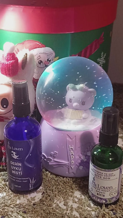 Masal Işıkları ve Güvenli Uyku Seti (Pabula Oyuncak, Küre ve Lamba Dahil)