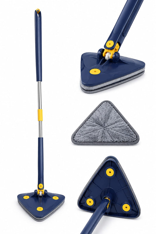 360° Üçgen Mop – Akıllı Tasarım, Kusursuz Temizlik