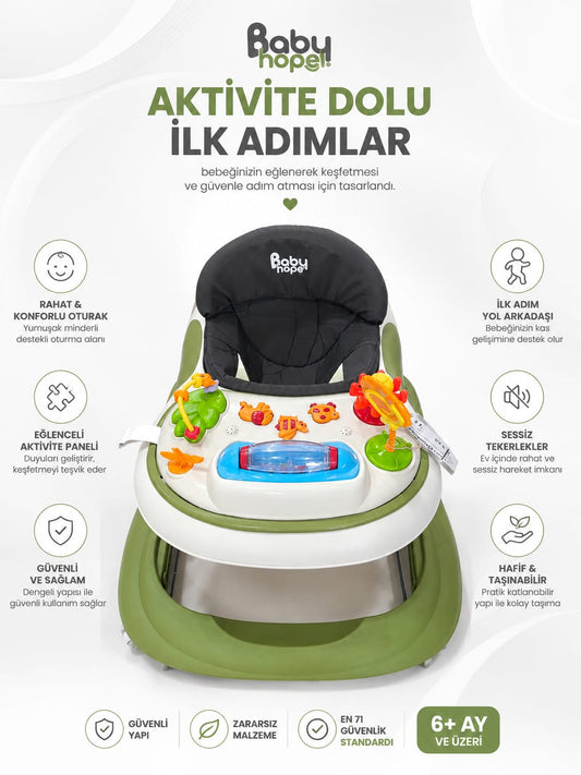 Baby Hope Aktivite Dolu Yürüteç ile İlk Adımlar Daha Eğlenceli!