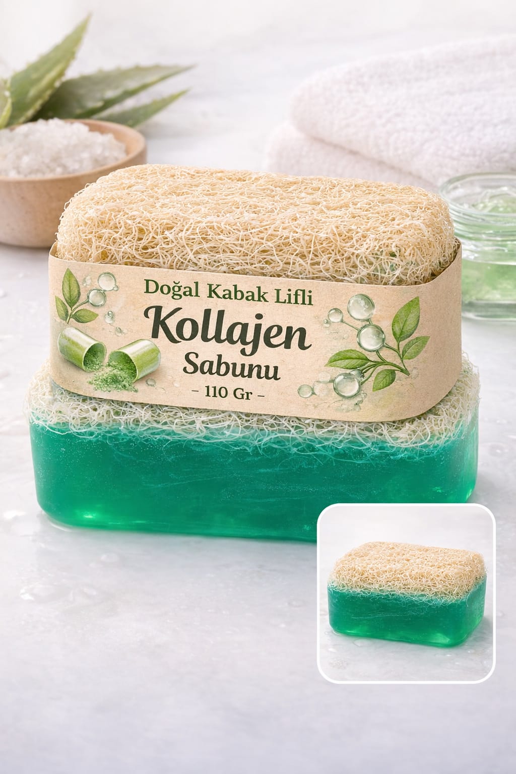 Kolajen Destekli Doğal Sabun