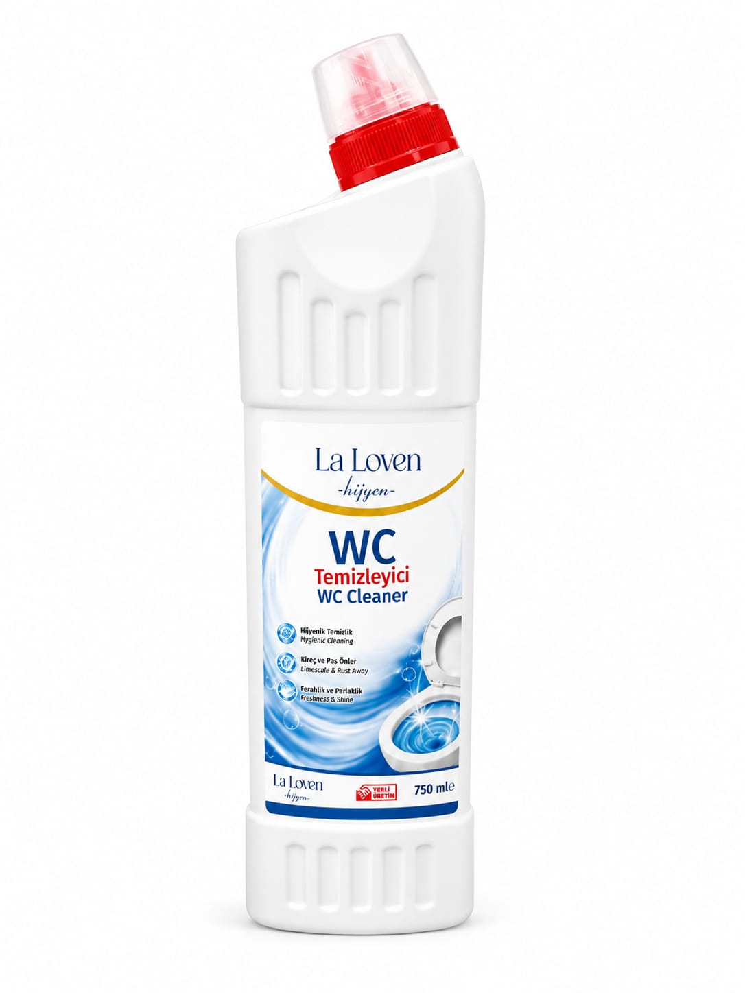 WC Temizleyici 750 ML – Güçlü Hijyen ve Etkili Temizlik