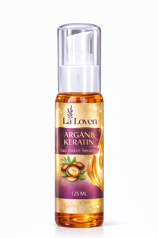 Durulamasız Argan Keratin Saç Bakım Serumu (125 ml)– Güçlü, Parlak ve Bakımlı Saçlar