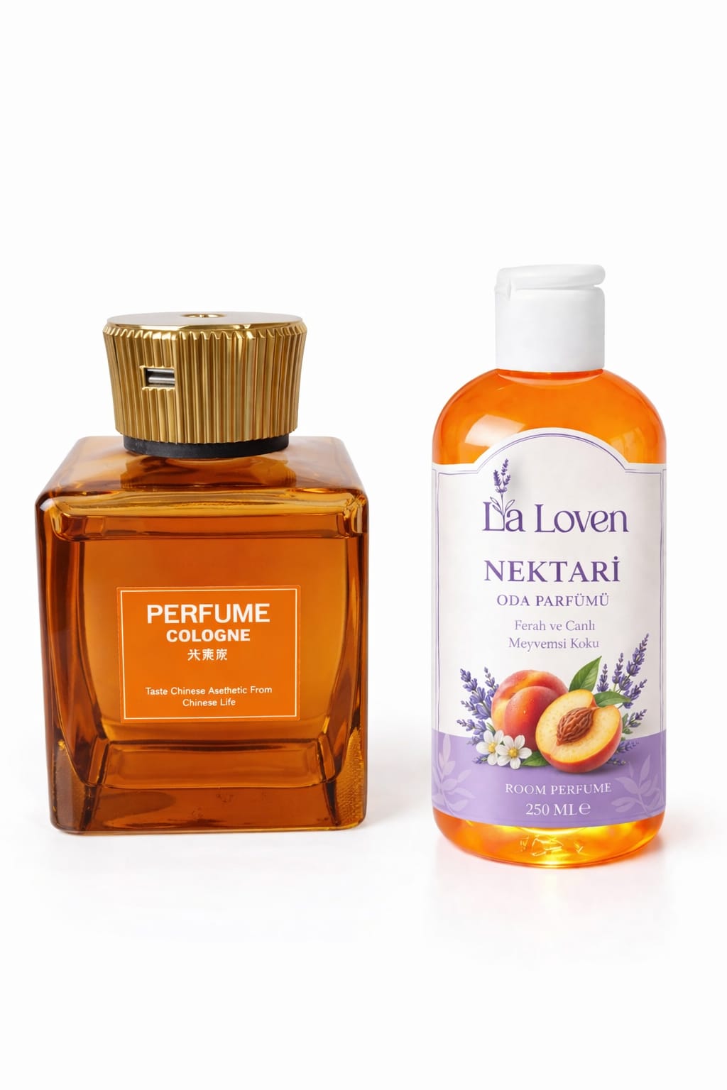 Nektari Difüzör & Premium Cam Şişe Oda Parfümü Seti (250 ml)