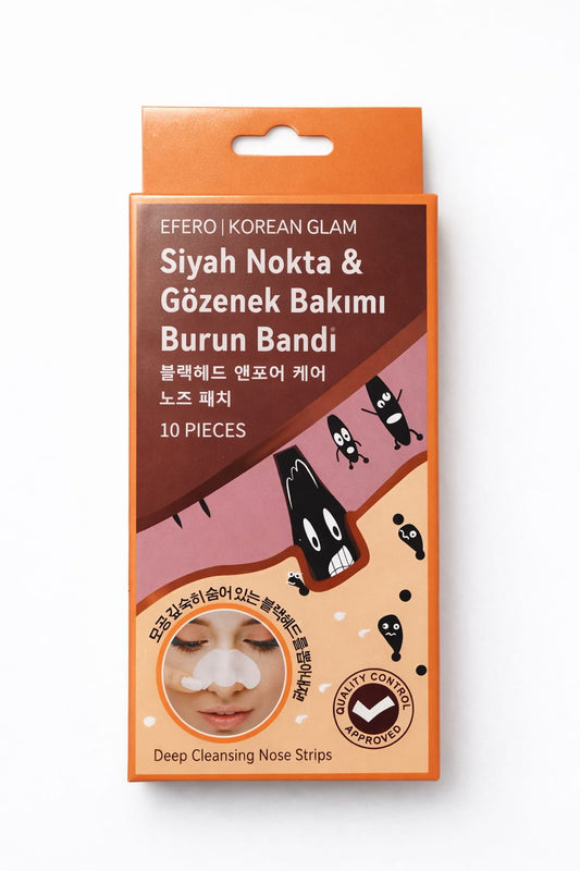 Efero Siyah Nokta Bandı (10'lu) – Temiz ve Pürüzsüz Bir Cilt İçin