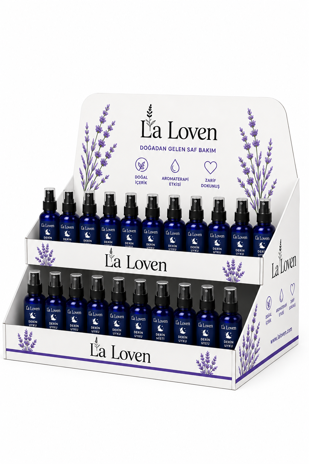 LALOVEN 48 ADET UYKU MİSTİ + KASA ÖNÜ STANT 💜