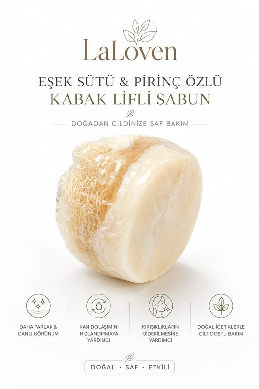 Eşek Sütü & Pirinç Özlü Sabun – Aydınlık ve Pürüzsüz Görünüm