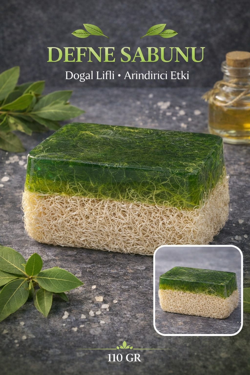 Doğal Defne Sabunu – Ferahlatıcı ve Canlandırıcı Bakım