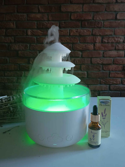 Şelale Difüzör & Lavanta Yağı Seti (Akışkan Tasarım & Görsel Huzur)