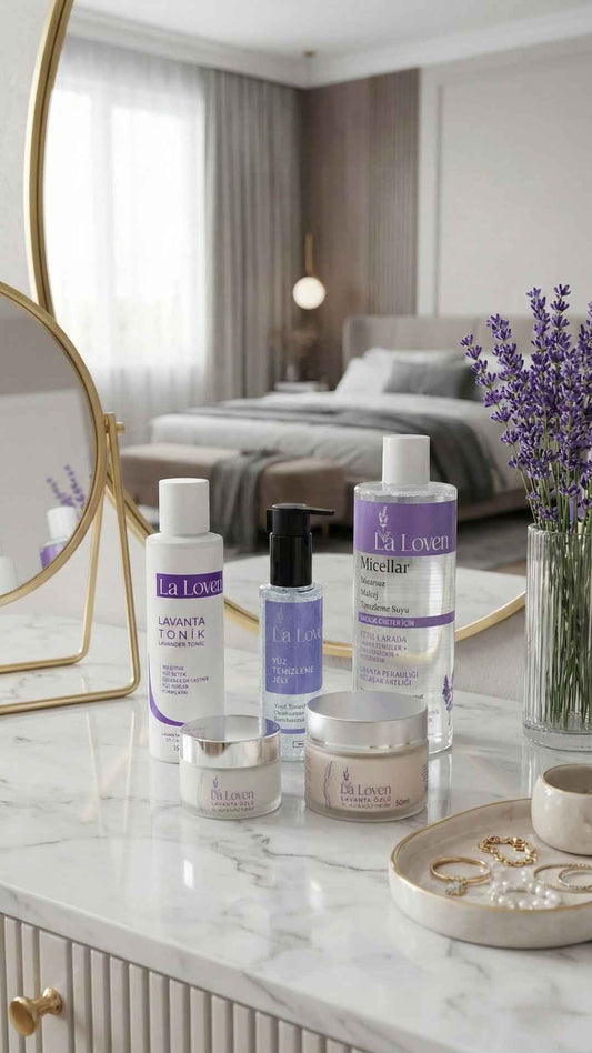 Lavanta ile Tam Cilt Bakım Rutini – 5’li Yüz Bakım Seti
