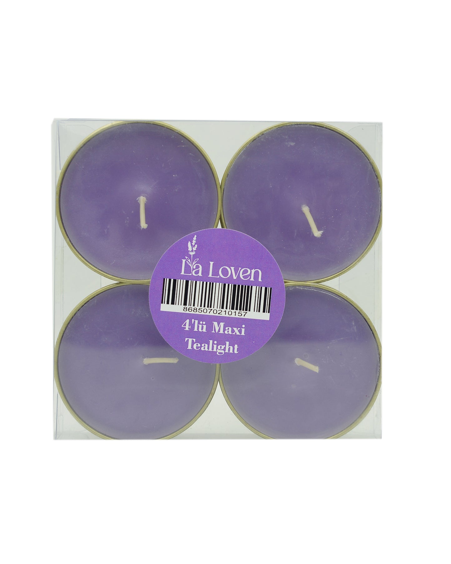 4`lü Tealight Mum - Ferahlatıcı & Rahatlatıcı Etki