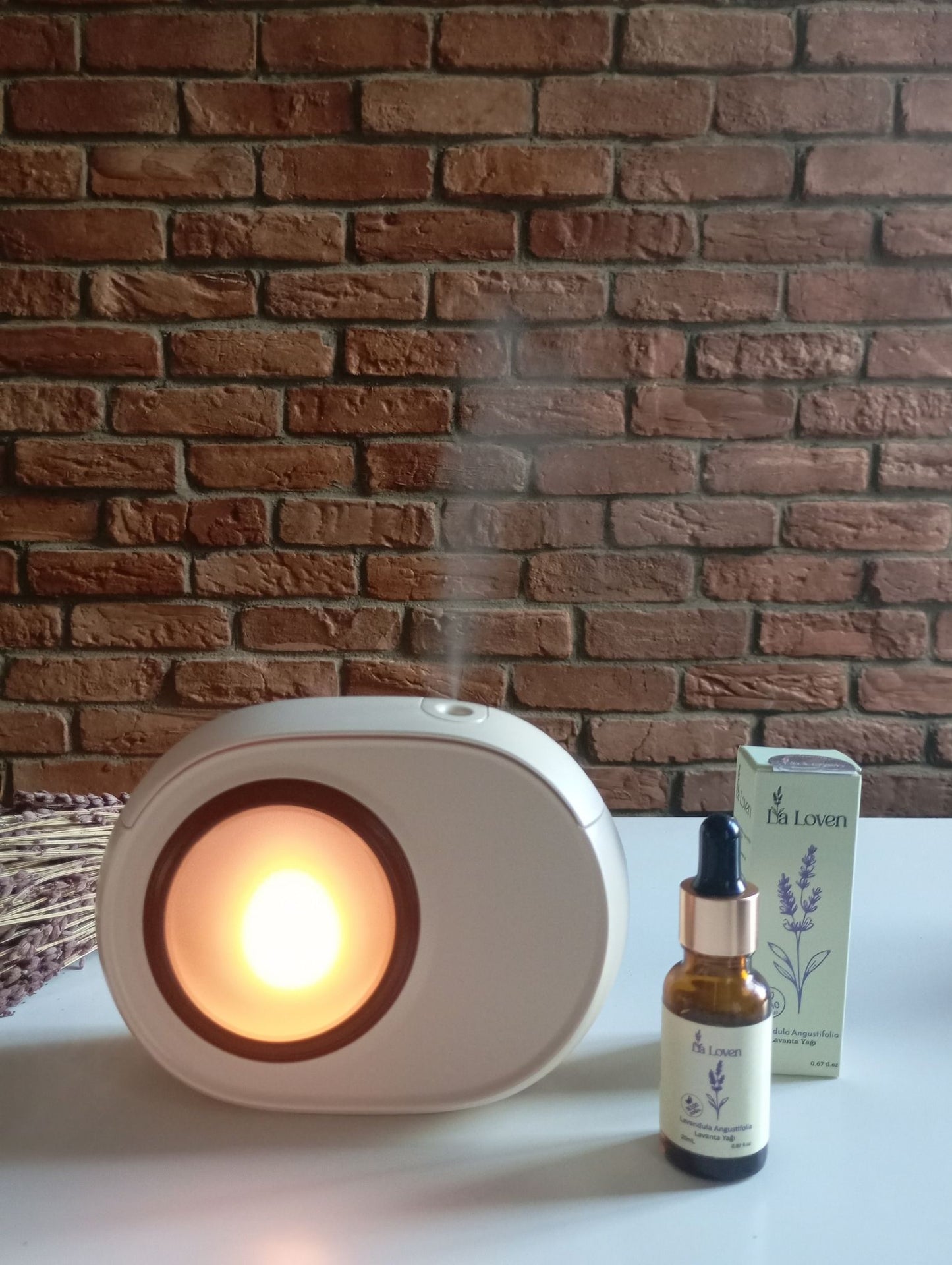 Vintage Difüzör & Saf Lavanta Yağı Seti (Retro Zarafet ve Aroma)